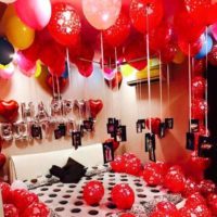 Romantic Balloon decoration in Ghaziabaad.